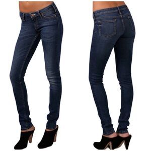 Acne Kex Jean Soft Raw dark wash skinny low rise size 28